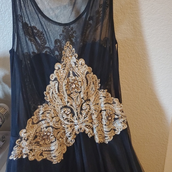 Black dress size 10 - Picture 3 of 4